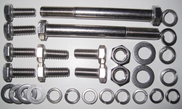 MGB, Sprite & Midget Lucas Rear Lens Chrome Screws Set Of 4, 518868, No