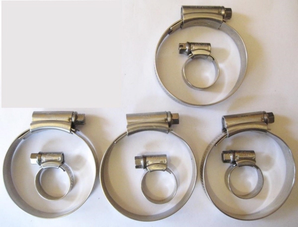 Micro Radiator Hose Clips MG Midget 1500 Radiator Hose Clips - Stainless | MGMKIT00023SS